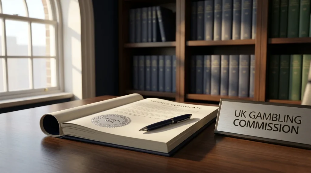 UKGC licensing document and regulation compliance for UK online casinos